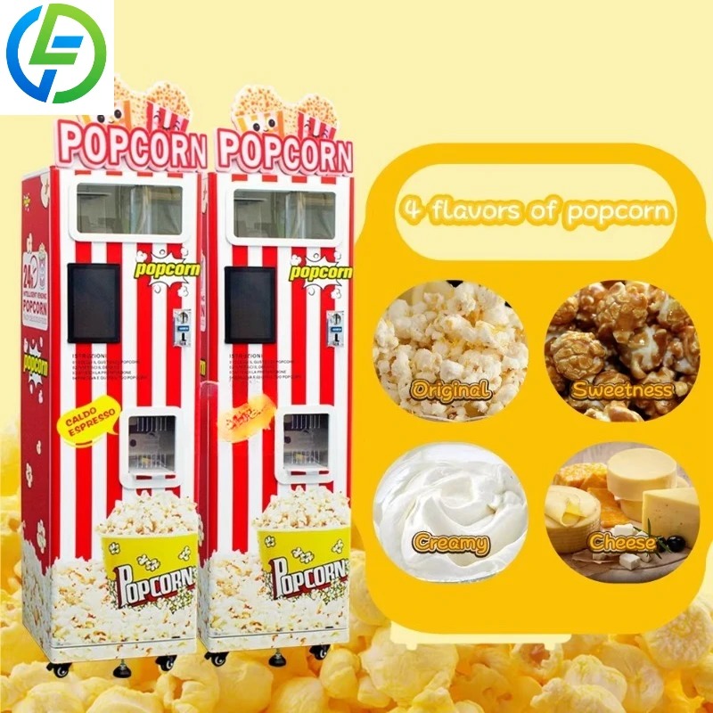 Popcorn - เครื่องทำป๊อปคอร์นแบบอัตโนมัติเต็มรูปแบบสำหรับงานปาร์ตี้ในสวนสาธารณะที่ปรับแต่งได้