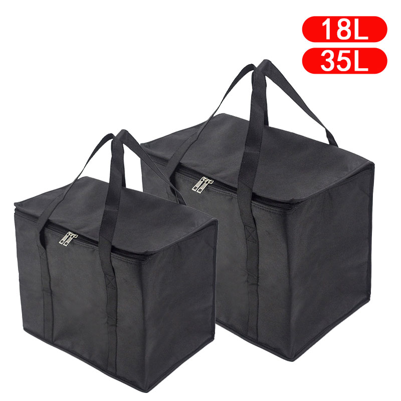 Food Snacks Delivery - กันน้ํากระเป๋าเก็บความเย็นปิคนิคกล่องอาหารกลางวันฉนวนพับน้ําแข็งแพ็คอาหารแบบพกพาถุงเก็บความร้อนเครื่องดื่มC Arrierการจัดส่งฟังก์ชั่น