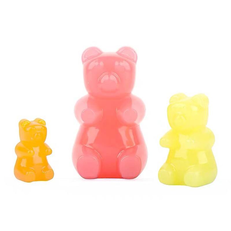 Gummy Candy - Gummy Bear ลูกอมซิลิโคนแม่พิมพ์เค้กช็อกโกแลต Fondant เรซิ่นจี้เครื่องประดับ DIY