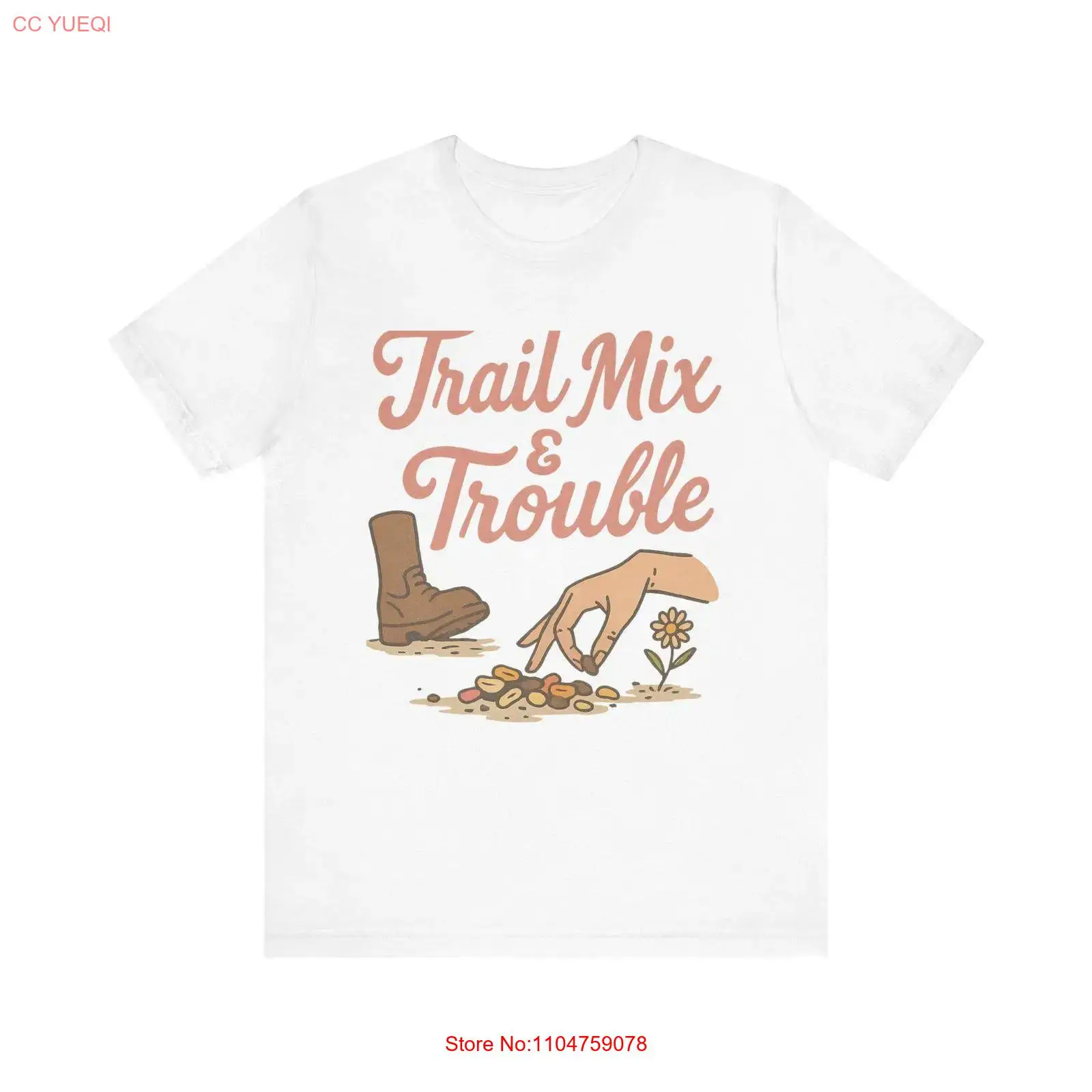 Trail Mix - เสื้อยืด Trail Mix Trouble สำหรับกิจกรรมกลางแจ้ง สนุกสนาน