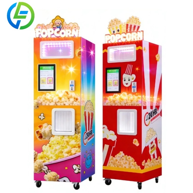 Popcorn - เครื่องขายป๊อปคอร์นอัตโนมัติรุ่นใหม่แบบกำหนดเองได้ 110V/220V สำหรับใช้งานเชิงพาณิชย์ ลงทุนง่ายสำหรับโครงการที่ดี