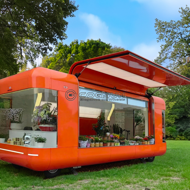 Food Snacks Catering - Street Mobile Food Trailer พิซซ่า Van