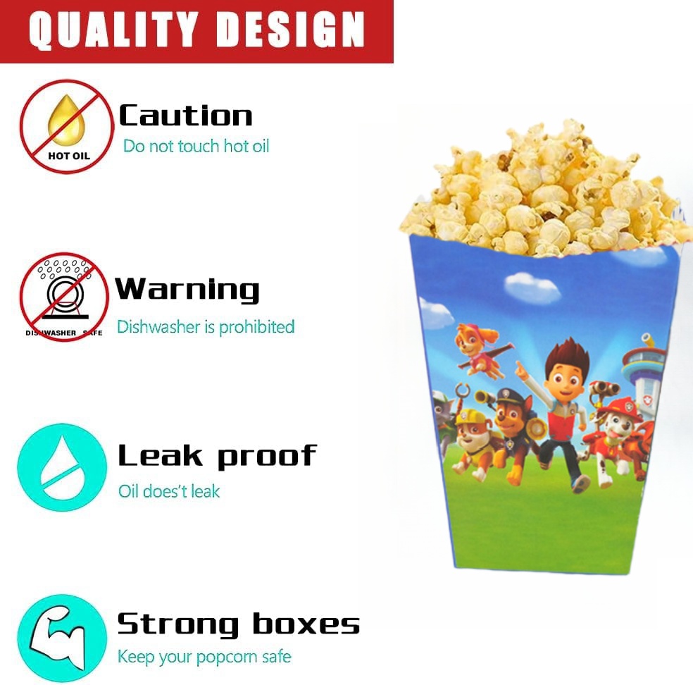 กล่องป๊อปคอร์นลายสกาย พาว พาโท - Popcorn บทวิจารณ์และราคา