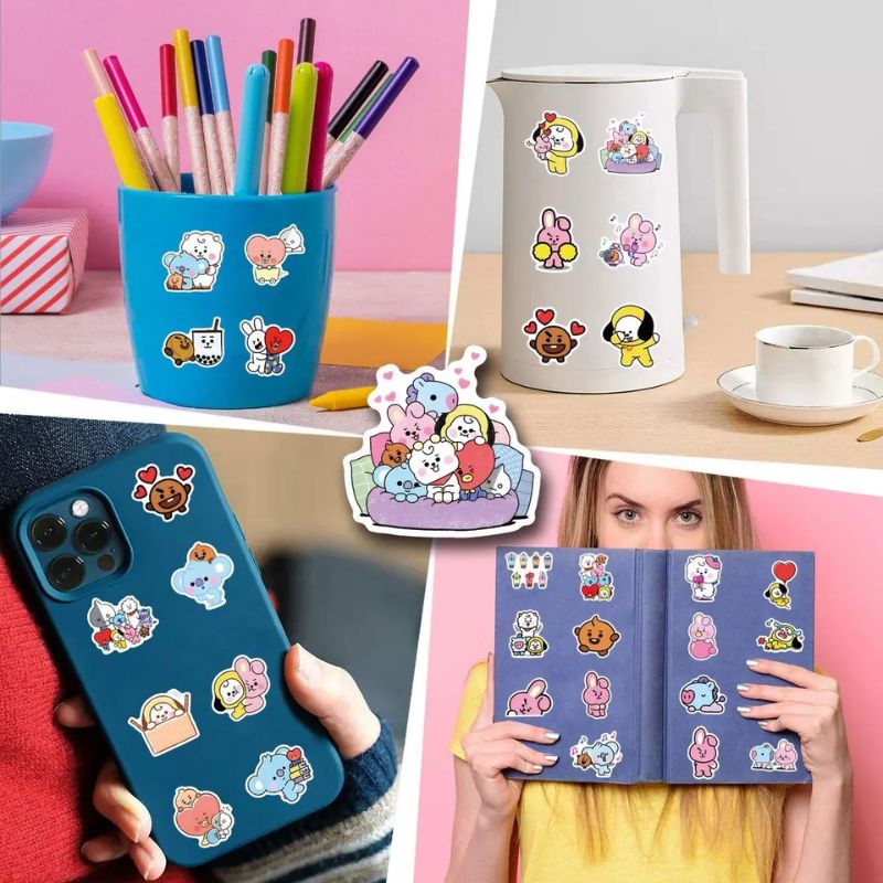 สติกเกอร์ BT 2 1 Chimmy Cooky  - Cookies Pack บทวิจารณ์และราคา