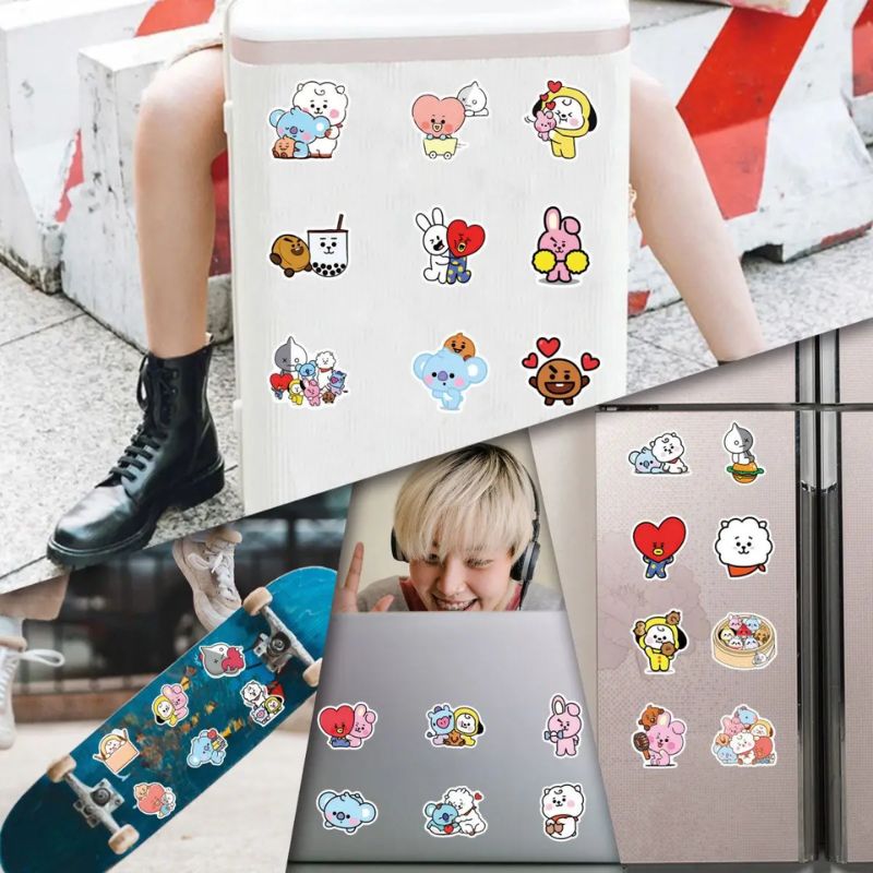 สติกเกอร์ BT 2 1 Chimmy Cooky  - Cookies Pack บทวิจารณ์และราคา