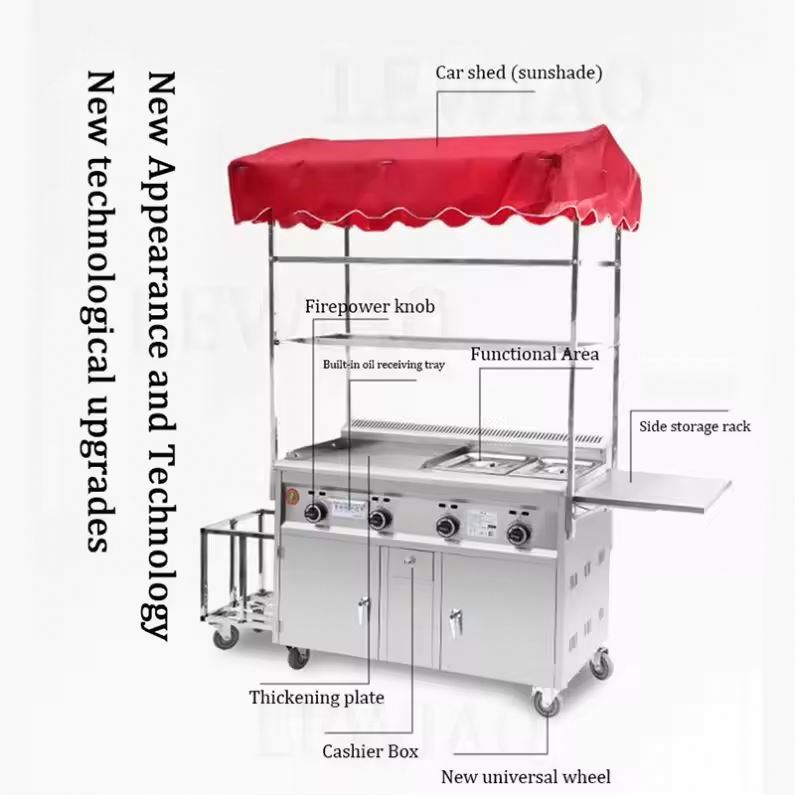 รถขายอาหารเคลื่อนที่แบบรถพ่วง  - Food Snacks Catering บทวิจารณ์และราคา