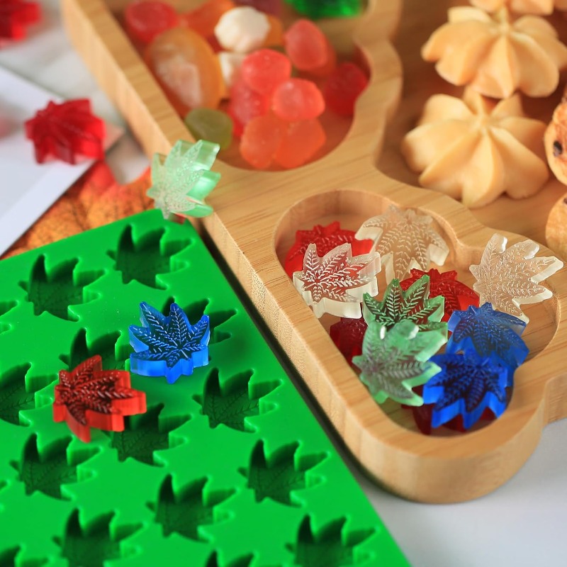 แม่พิมพ์ซิลิโคนรูปใบกัญชา 70 ช - Gummy Candy บทวิจารณ์และราคา