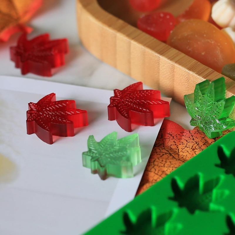 แม่พิมพ์ซิลิโคนรูปใบกัญชา 70 ช - Gummy Candy บทวิจารณ์และราคา
