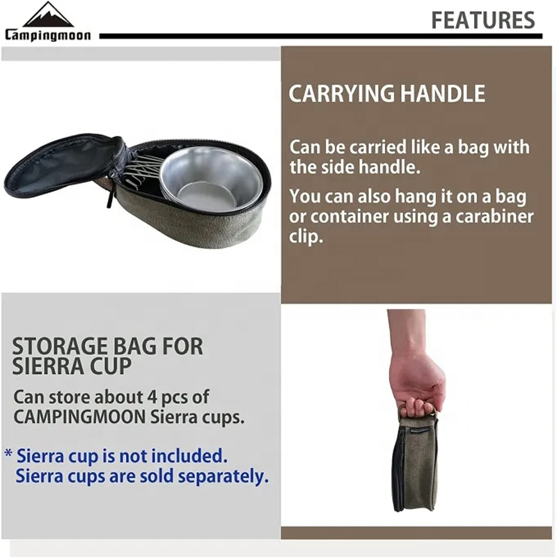กระเป๋าผ้าแคนวาส CAMPINGMOON S - Food Snacks Delivery บทวิจารณ์และราคา
