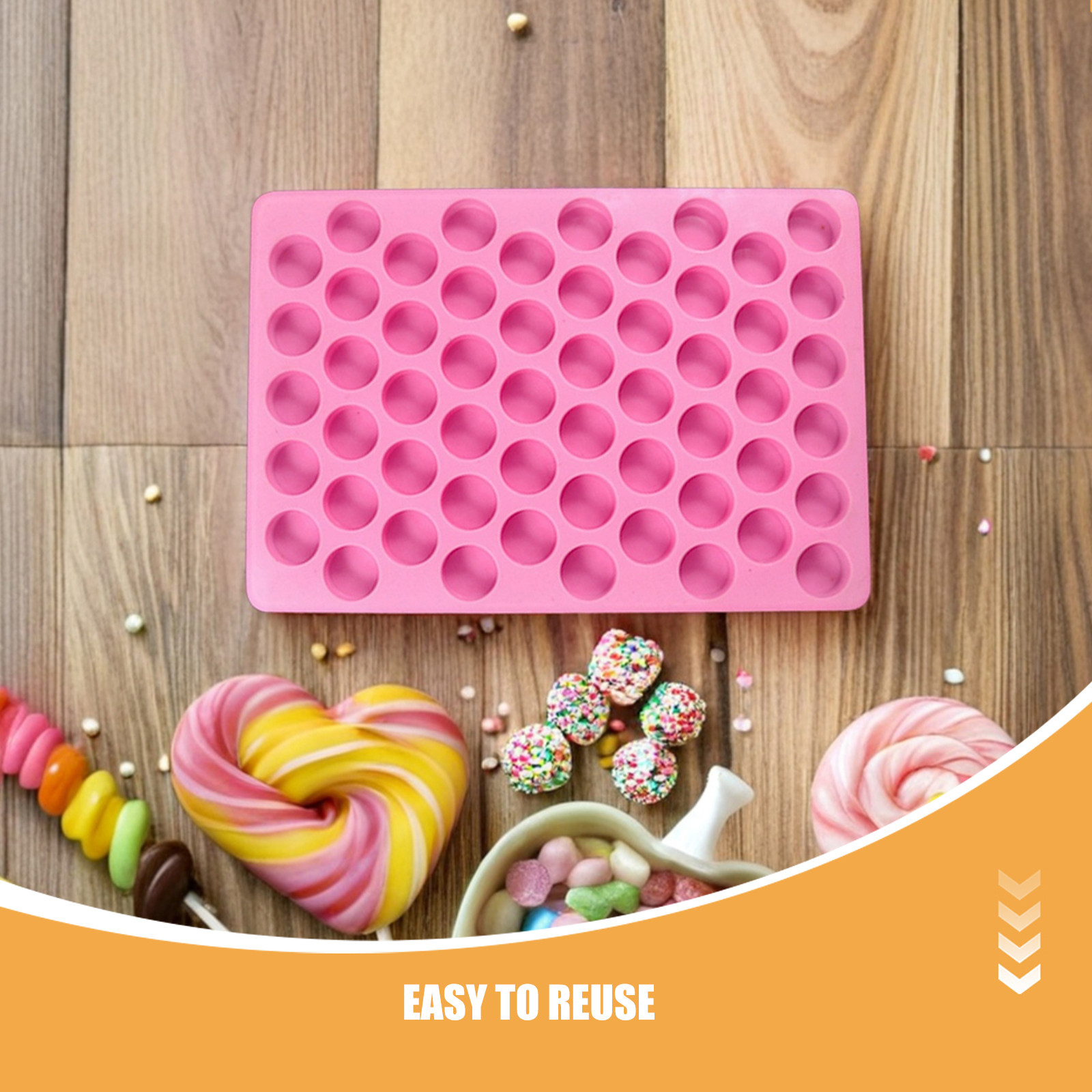 แม่พิมพ์ซิลิโคนวงกลม 2 ชิ้น เส - Gummy Candy บทวิจารณ์และราคา