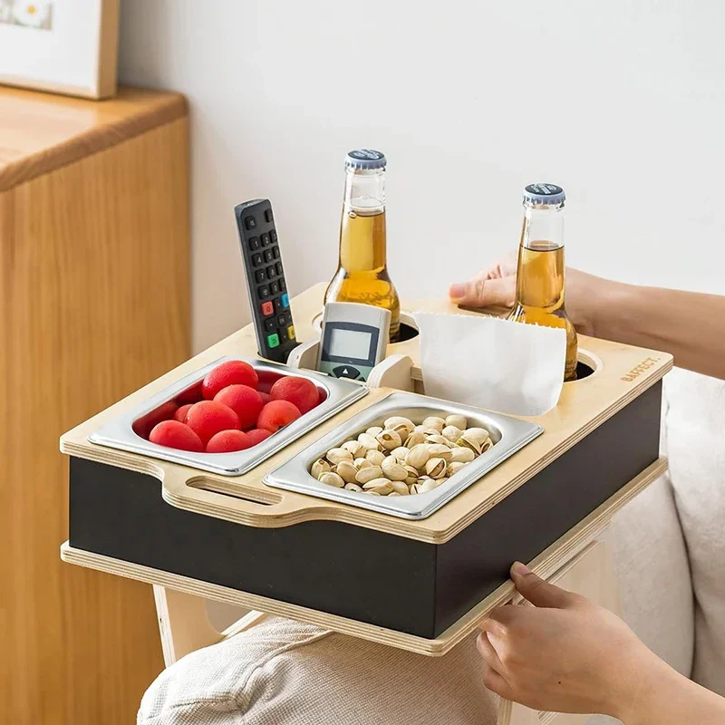 สี่เหลี่ยมผืนผ้าถาดไม้ไผ่เดสก์ - Food Snacks Drinks บทวิจารณ์และราคา