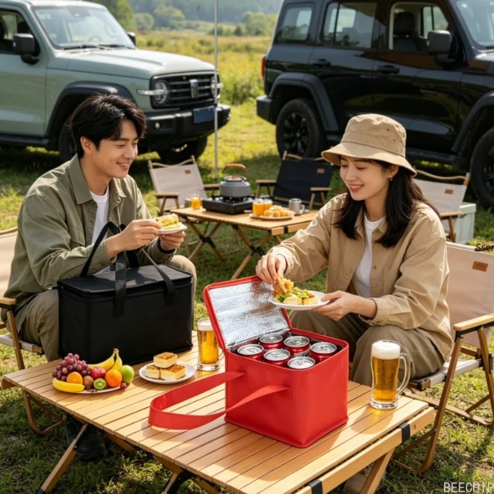 กระเป๋าเก็บความเย็นแบบพกพาสำหร - Food Snacks Delivery บทวิจารณ์และราคา