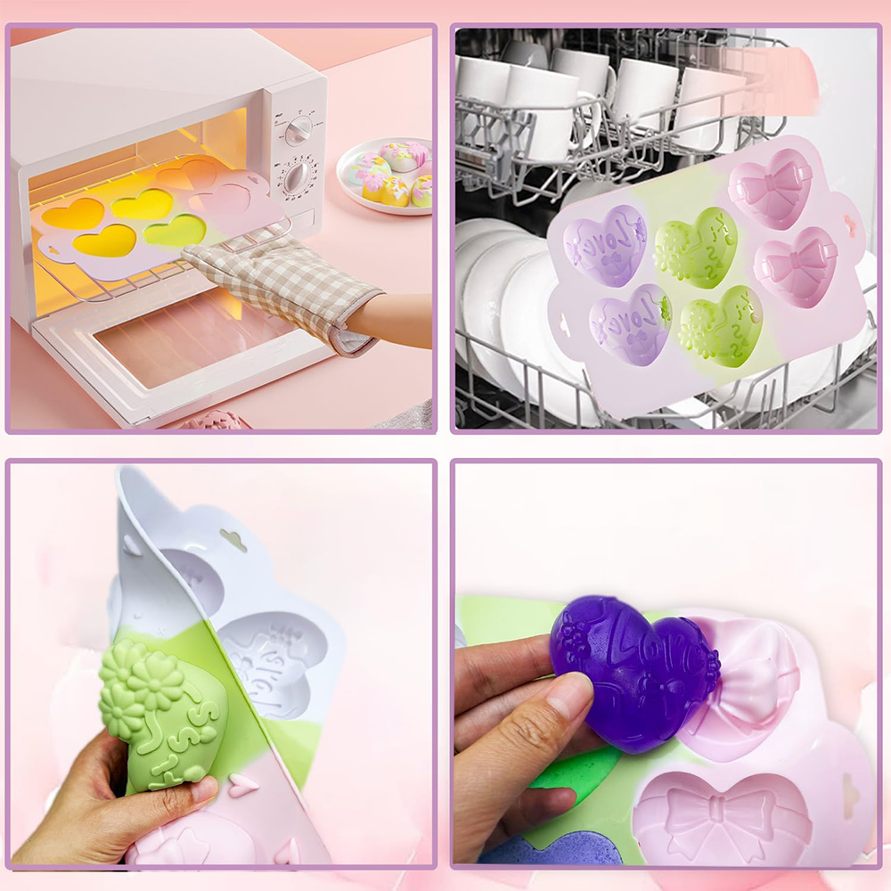 แม่พิมพ์ซิลิโคนรูปหัวใจ สำหรับ - Gummy Candy บทวิจารณ์และราคา