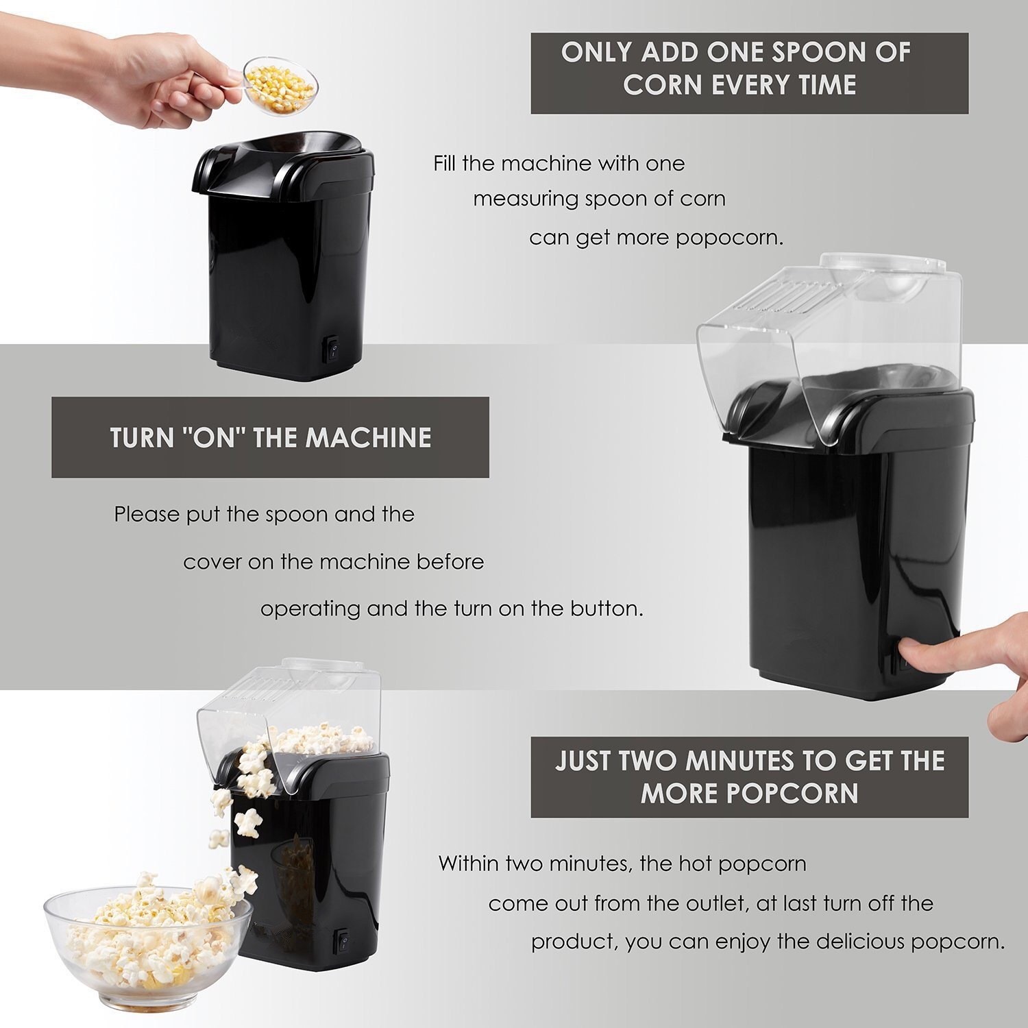 เครื่องทำป๊อปคอร์นขนาดเล็ก ใช้ - Popcorn บทวิจารณ์และราคา