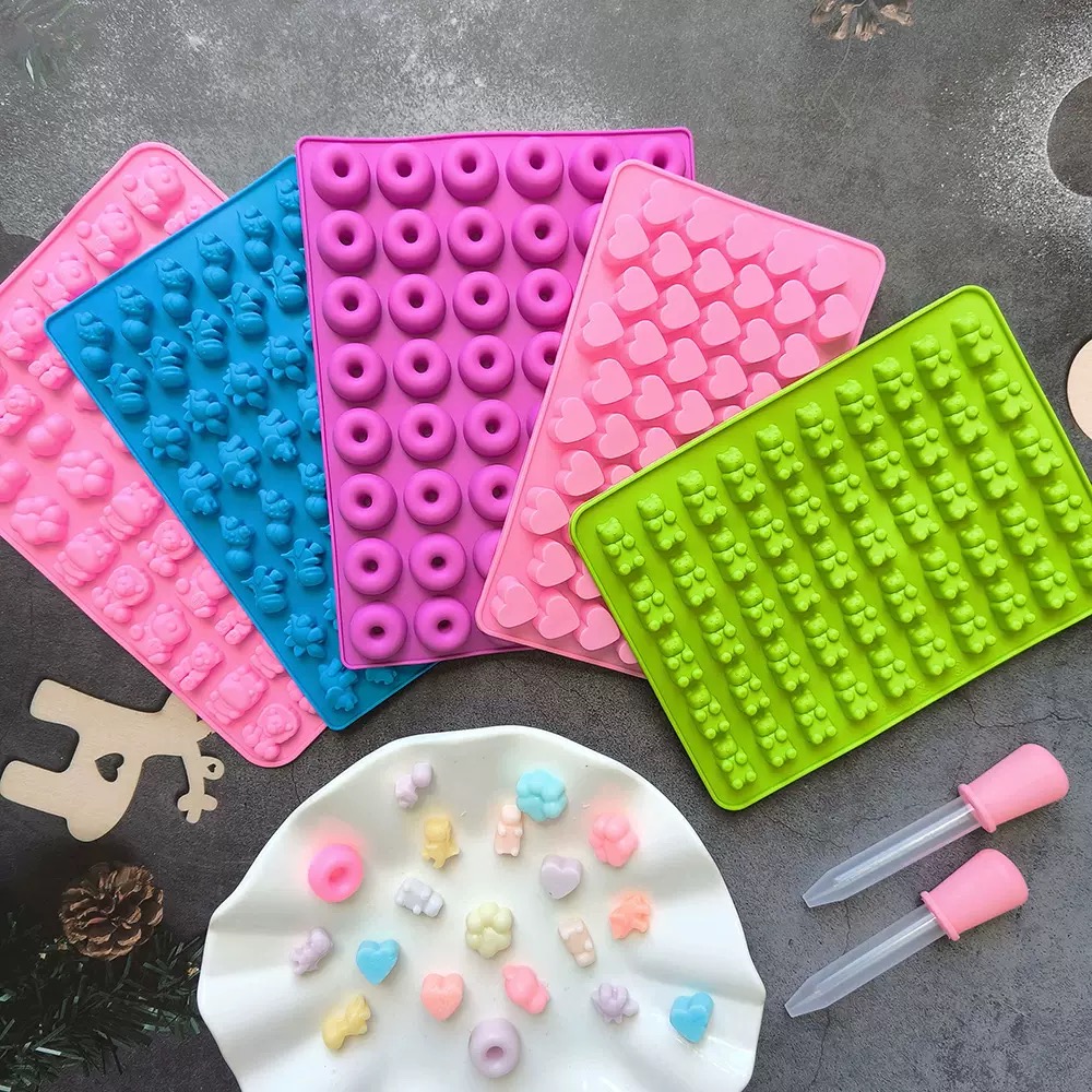แม่พิมพ์ช็อกโกแลตเยลลี่รูปหัวใ - Gummy Candy บทวิจารณ์และราคา