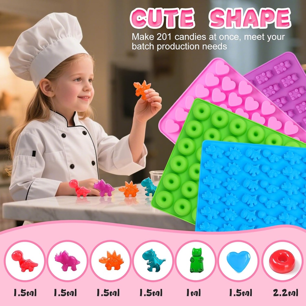 แม่พิมพ์ช็อกโกแลตเยลลี่รูปหัวใ - Gummy Candy บทวิจารณ์และราคา