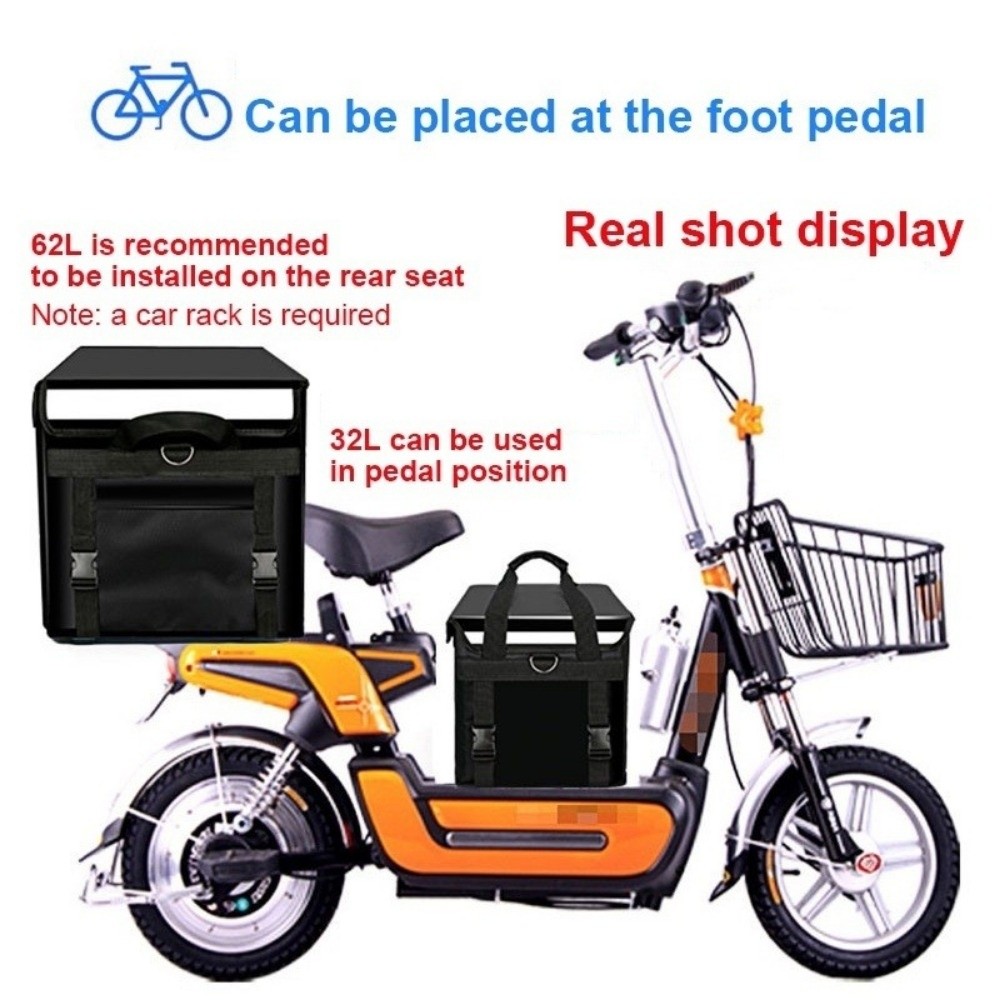 กระเป๋าส่งอาหารกันน้ำ 32L/48L/ - Food Snacks Delivery บทวิจารณ์และราคา