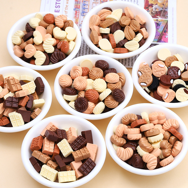 30 ชิ้นใหม่น่ารักเรซิ่นการ์ตูน - Chocolate Snack บทวิจารณ์และราคา