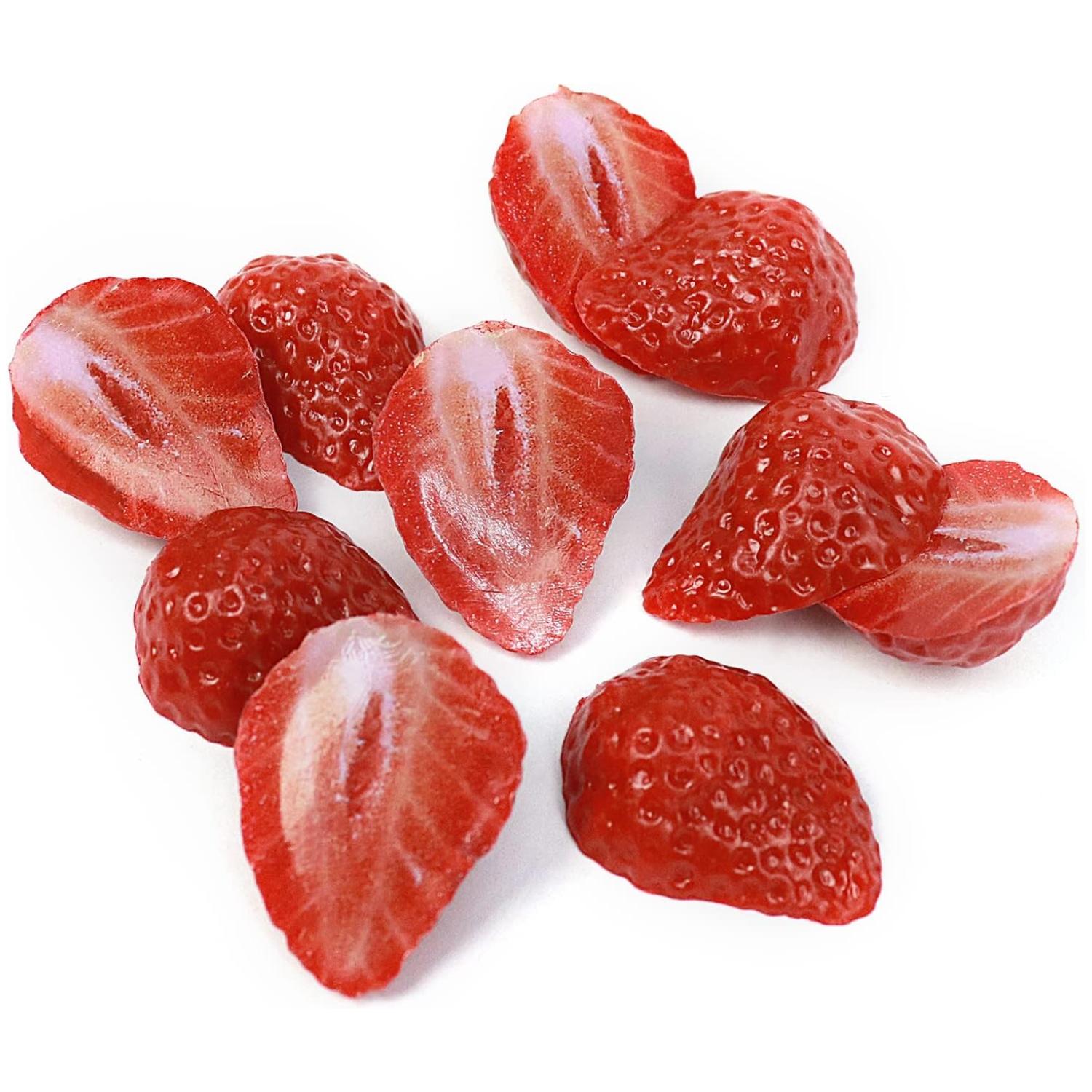 กลีบสตรอเบอร์รี่เทียม ของตกแต่ - Chocolate Snack บทวิจารณ์และราคา
