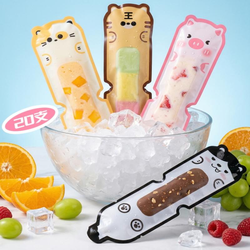 ถุงทำไอศกรีมแท่งลายการ์ตูนน่าร - Healthy Snacks Food บทวิจารณ์และราคา