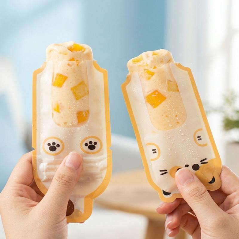 ถุงทำไอศกรีมแท่งลายการ์ตูนน่าร - Healthy Snacks Food บทวิจารณ์และราคา