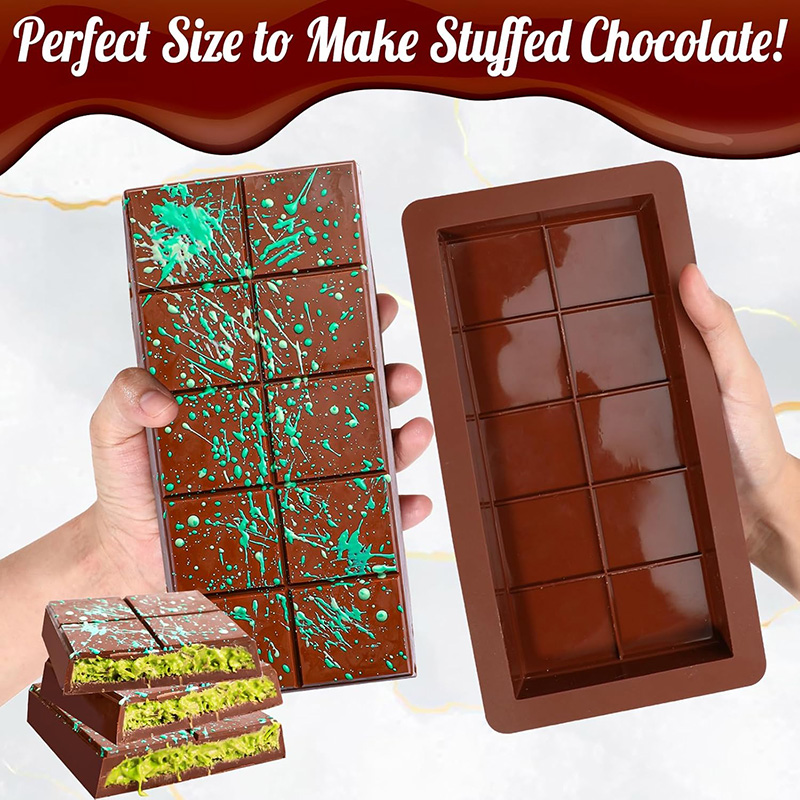 ช็อกโกแลตบาร์แม่พิมพ์ซิลิโคนบา - Chocolate Snack บทวิจารณ์และราคา