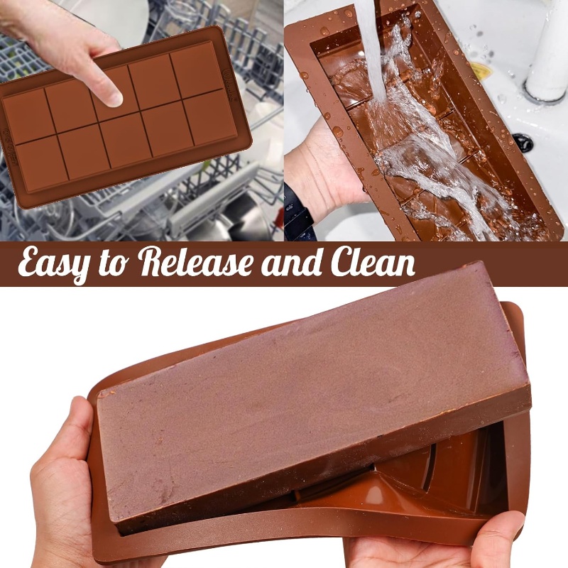 ช็อกโกแลตบาร์แม่พิมพ์ซิลิโคนบา - Chocolate Snack บทวิจารณ์และราคา