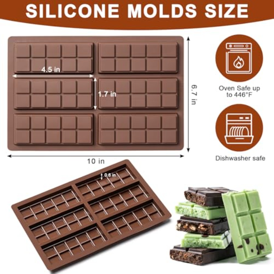 แม่พิมพ์ช็อกโกแลตแบบแท่ง ไม่ติ - Chocolate Snack บทวิจารณ์และราคา