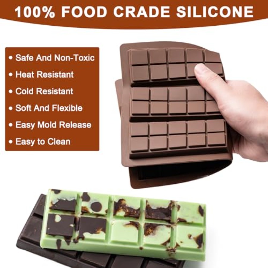 แม่พิมพ์ช็อกโกแลตแบบแท่ง ไม่ติ - Chocolate Snack บทวิจารณ์และราคา