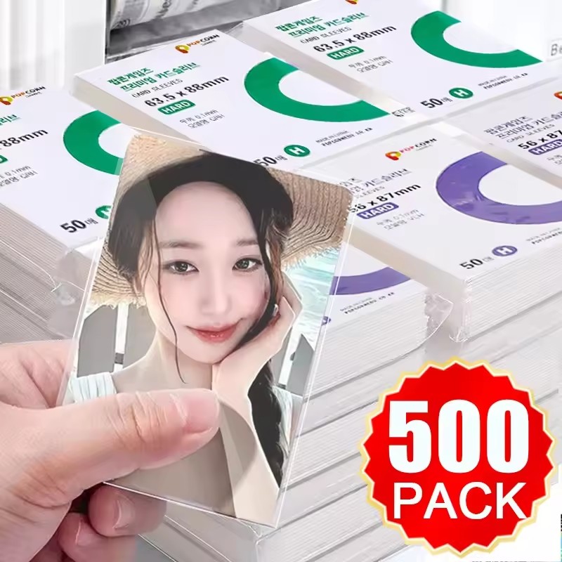 500 ชิ้น ซองใส่การ์ดเกาหลี HD  - Popcorn บทวิจารณ์และราคา