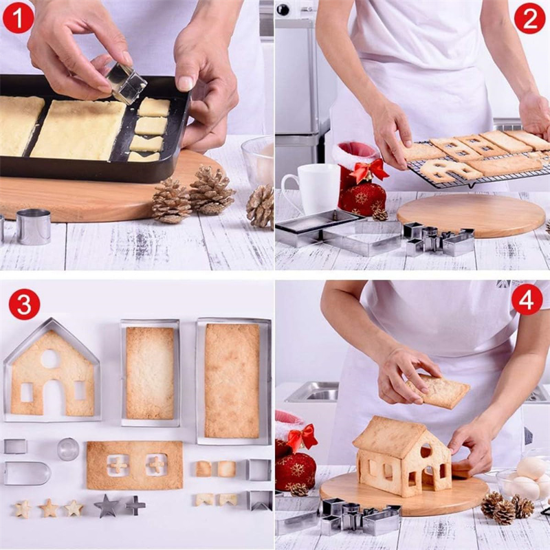 ชุดแม่พิมพ์คุกกี้รูปบ้านขนมปัง - Cookies Pack บทวิจารณ์และราคา